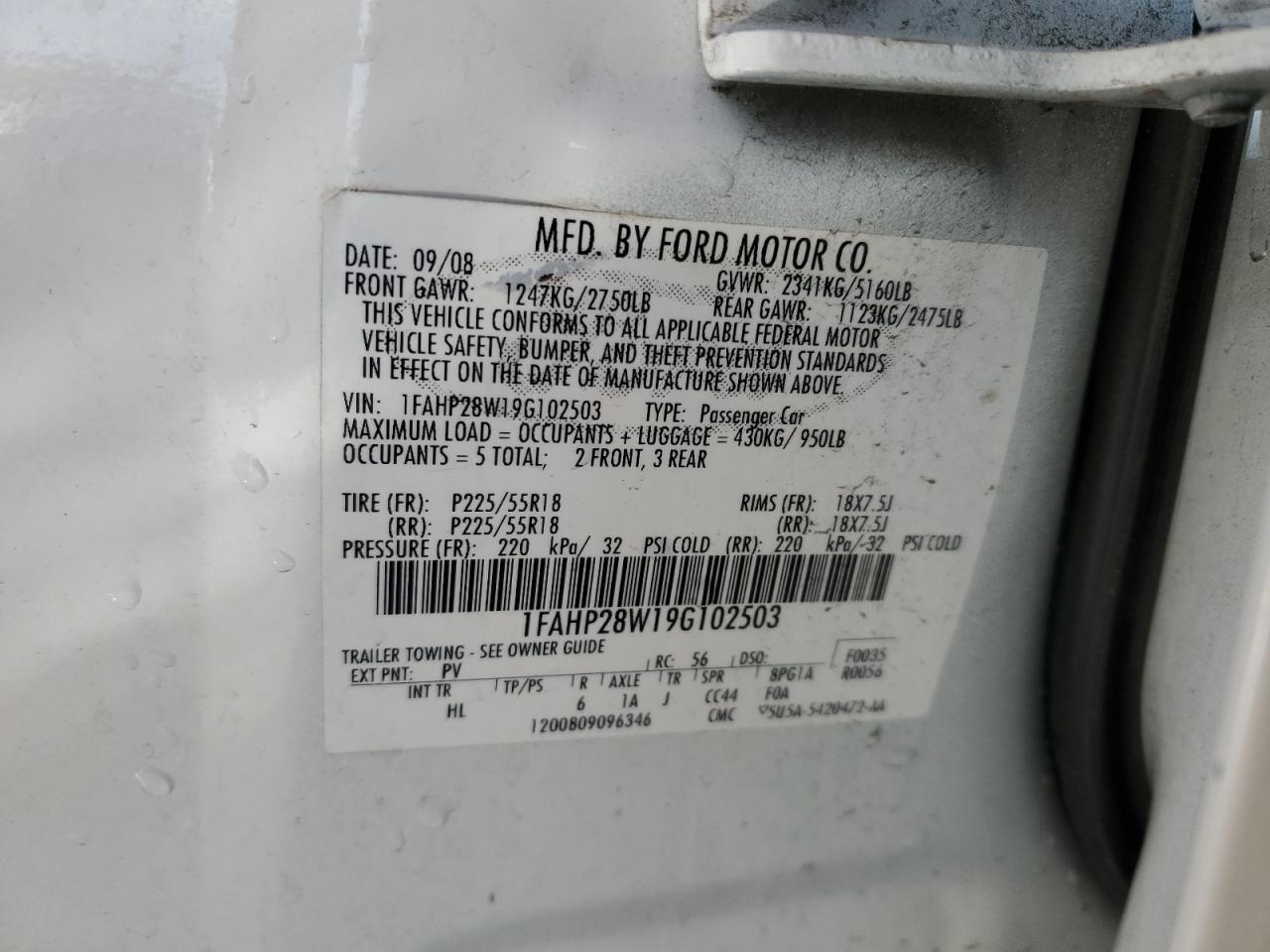 2009 Ford Taurus - Image 12