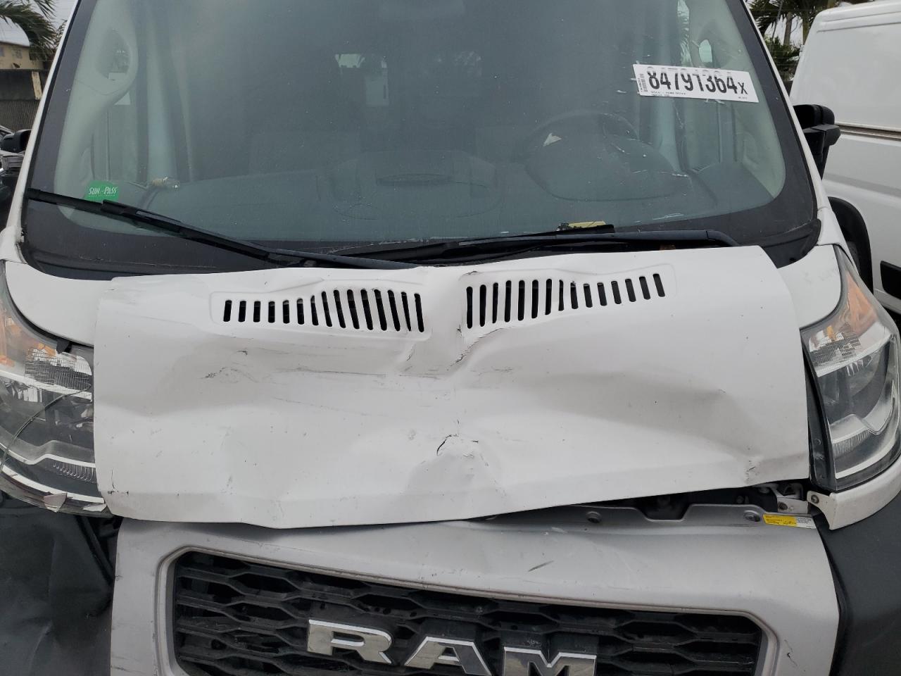 2021 Ram Promaster 2500 2500 High VIN: 3C6LRVDG8ME533774 Lot: 84791364