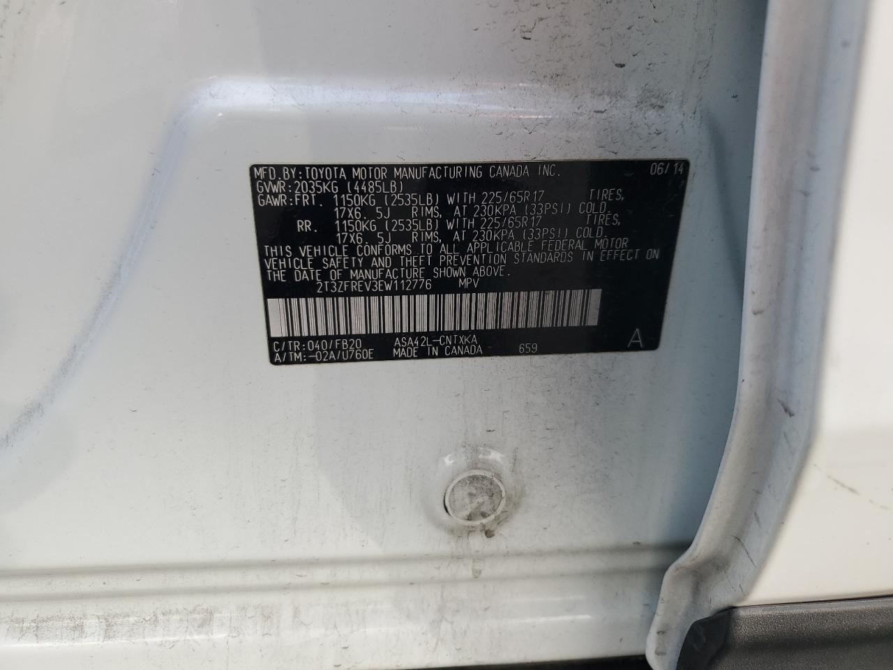 2014 Toyota RAV 4 - Image 12