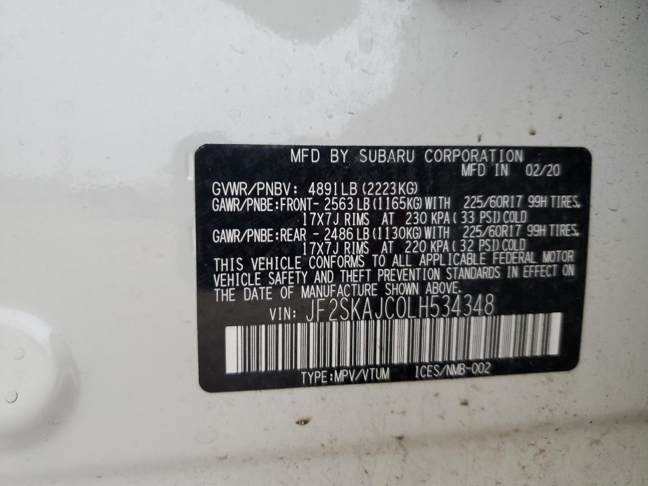 2020 Subaru Forester - Image 13
