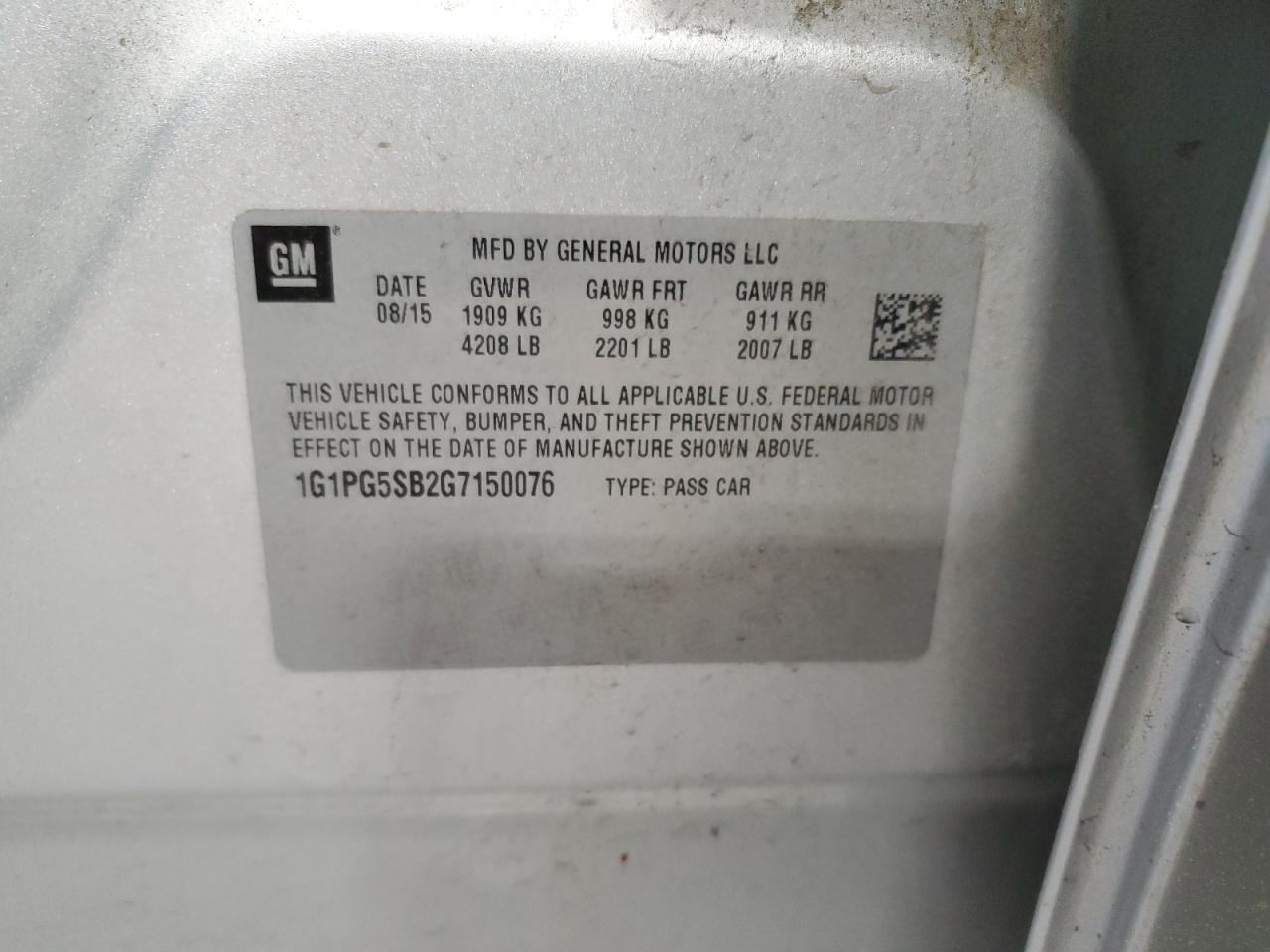 2016 Chevrolet Cruze - Image 14