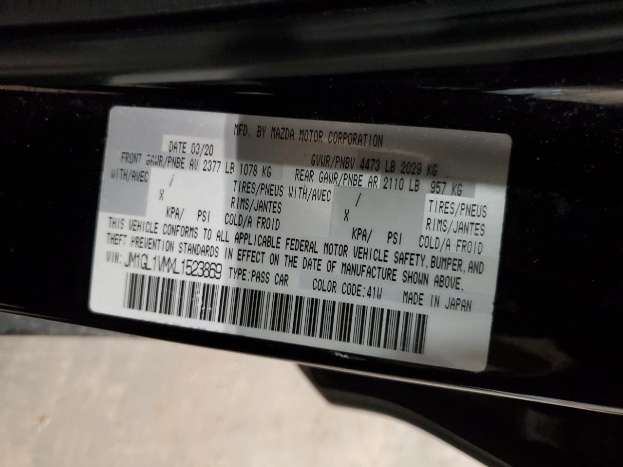 2020 Mazda 6 - Image 12