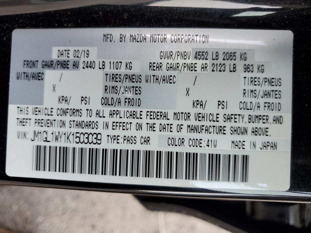 2019 Mazda 6 - Image 14
