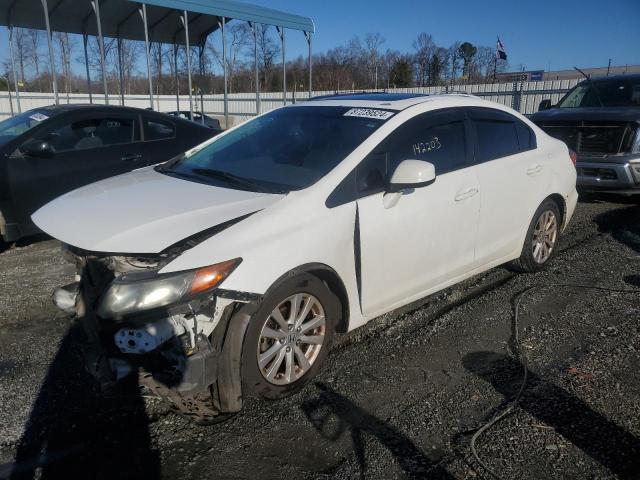  HONDA CIVIC 2012 White