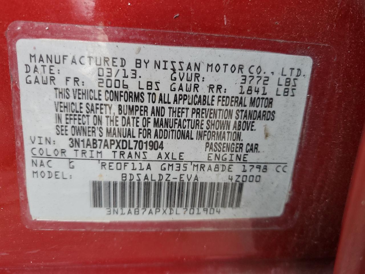 2013 Nissan Sentra - Image 14