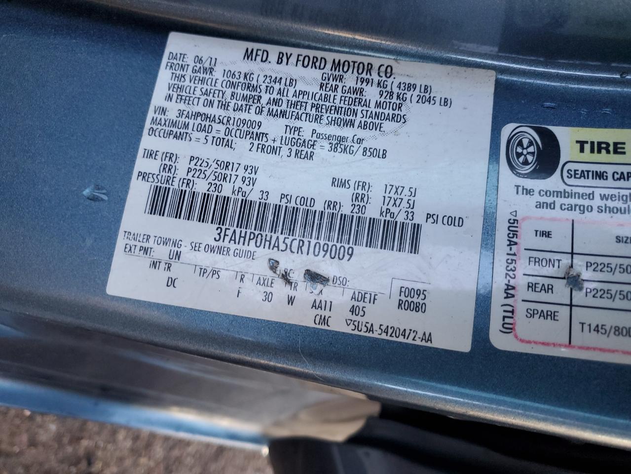 2012 Ford Fusion - Image 14