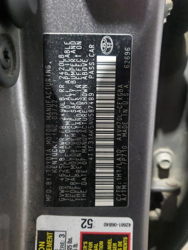 2022 Toyota Camry - Image 12