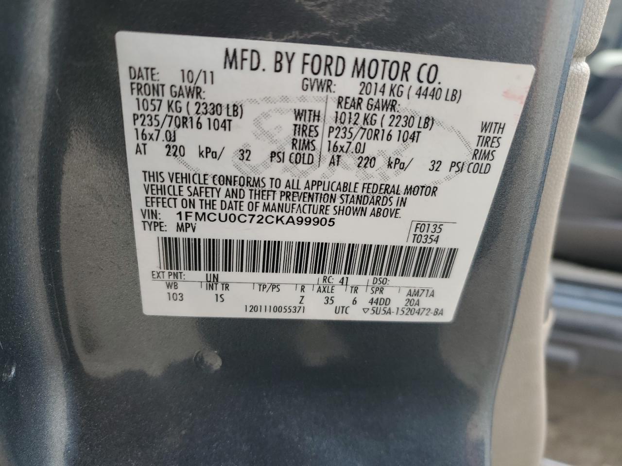 2012 Ford Escape - Image 15
