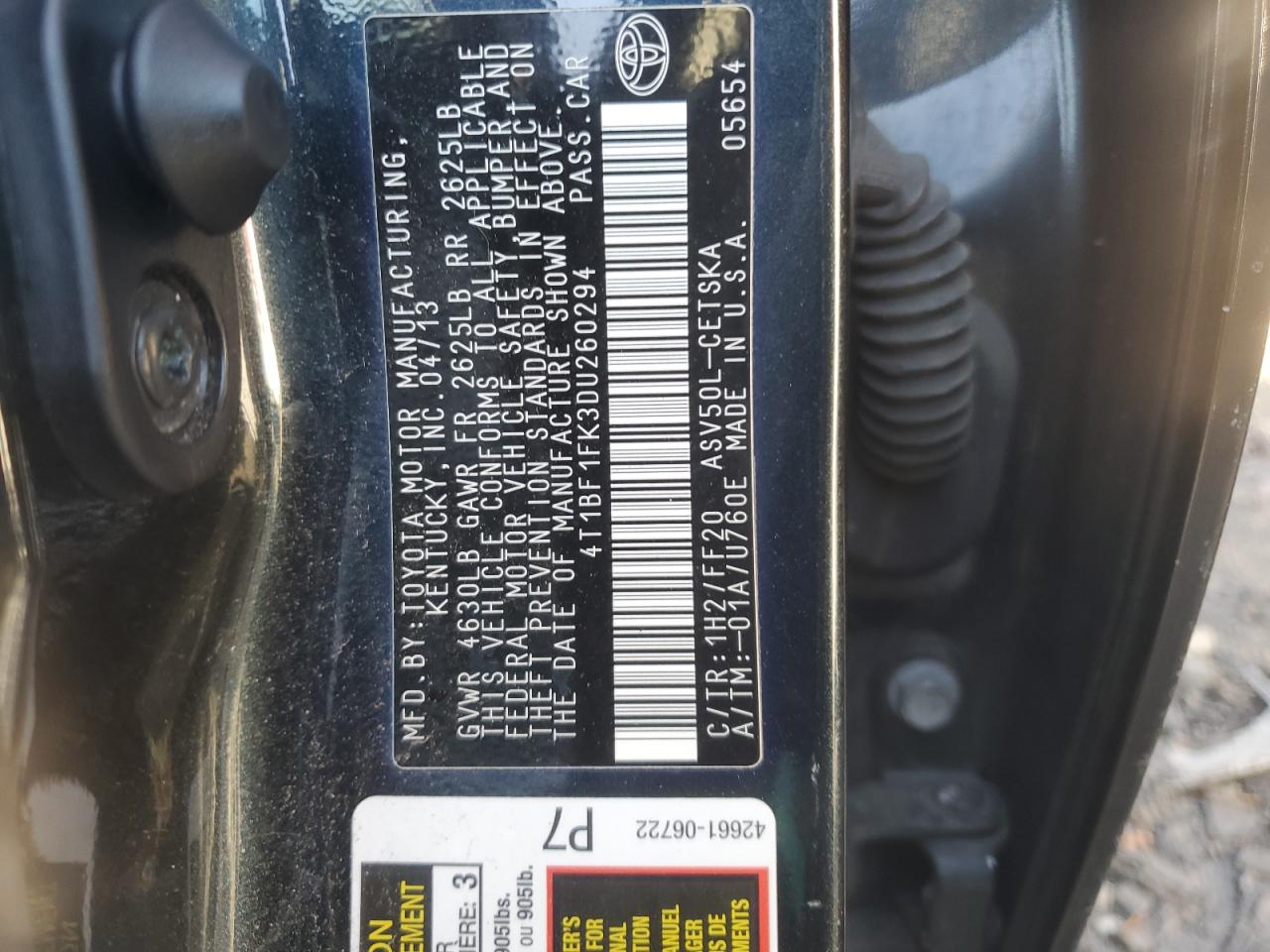 2013 Toyota Camry - Image 12
