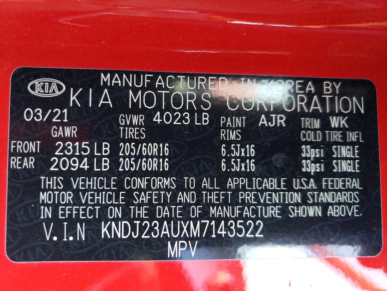 2021 Kia Soul - Image 15