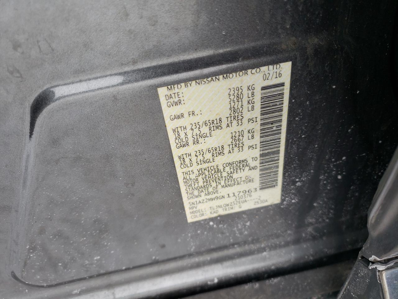 2016 Nissan Murano - Image 12