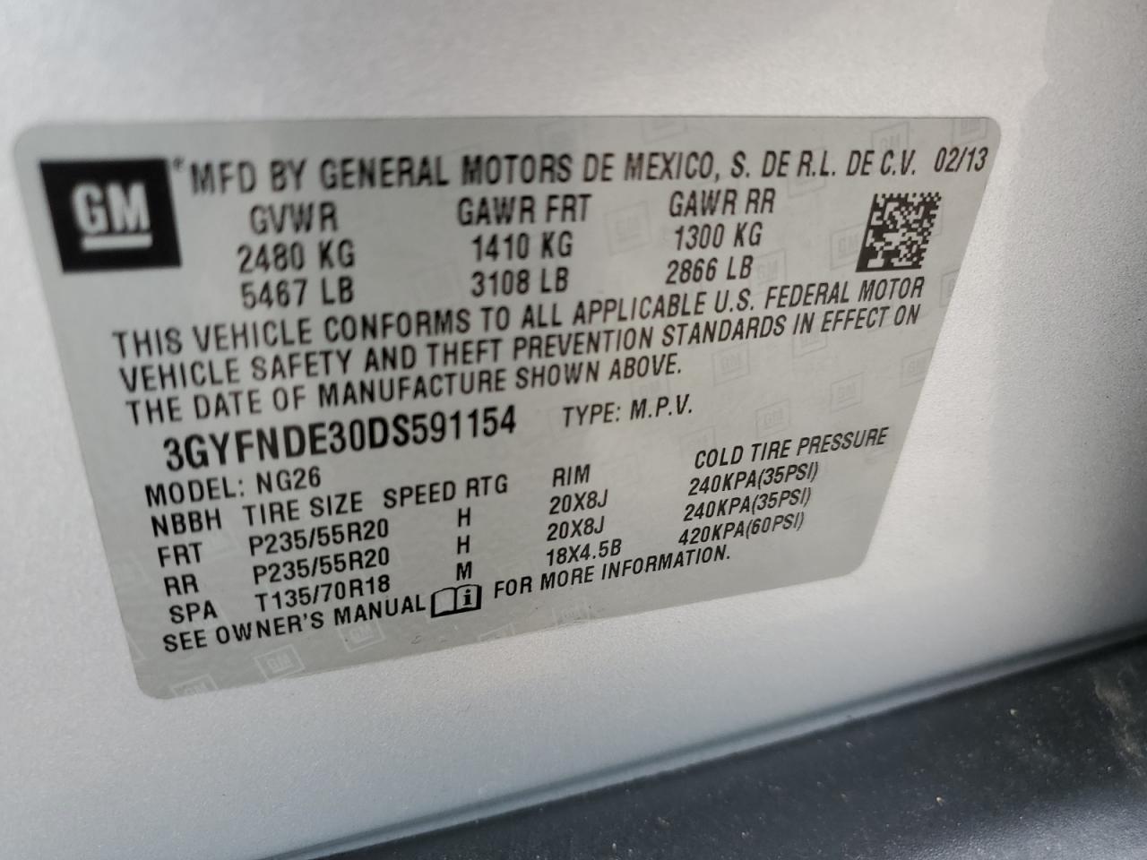 2013 Cadillac SRX - Image 13