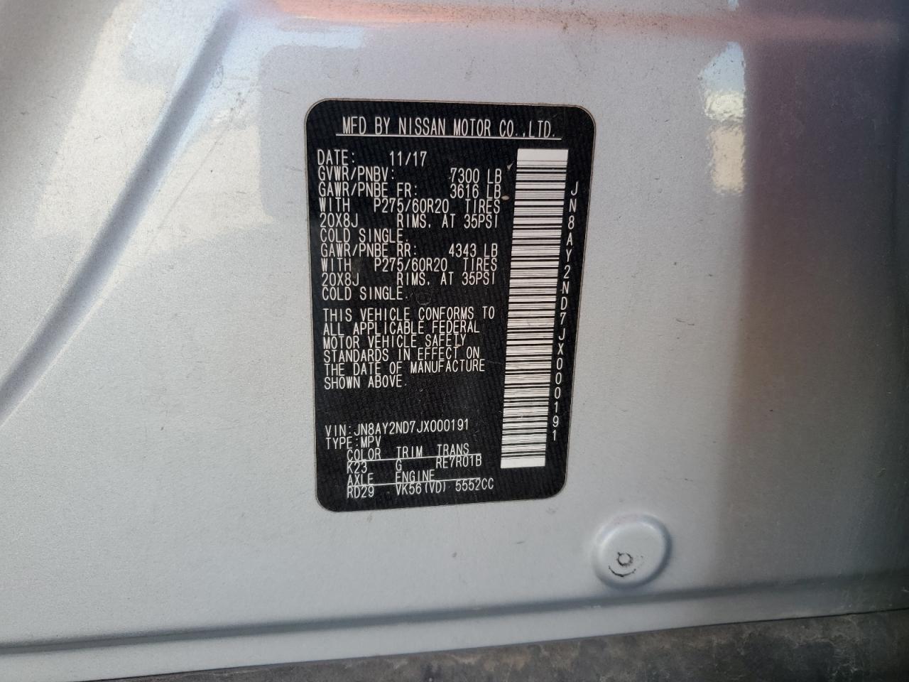 2018 Nissan Armada - Image 13
