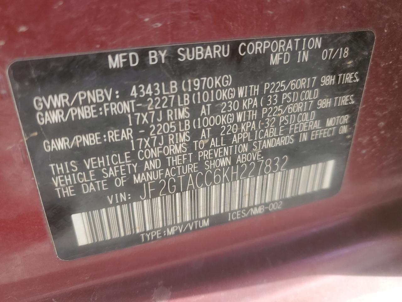 2019 Subaru XV - Image 16