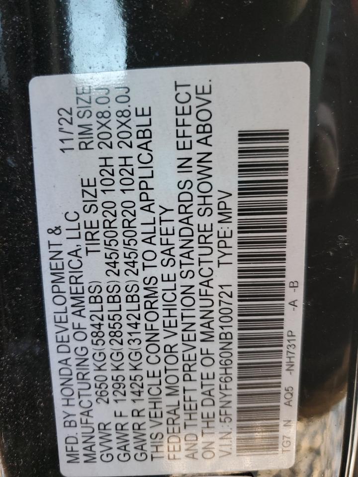 2022 Honda Pilot - Image 15