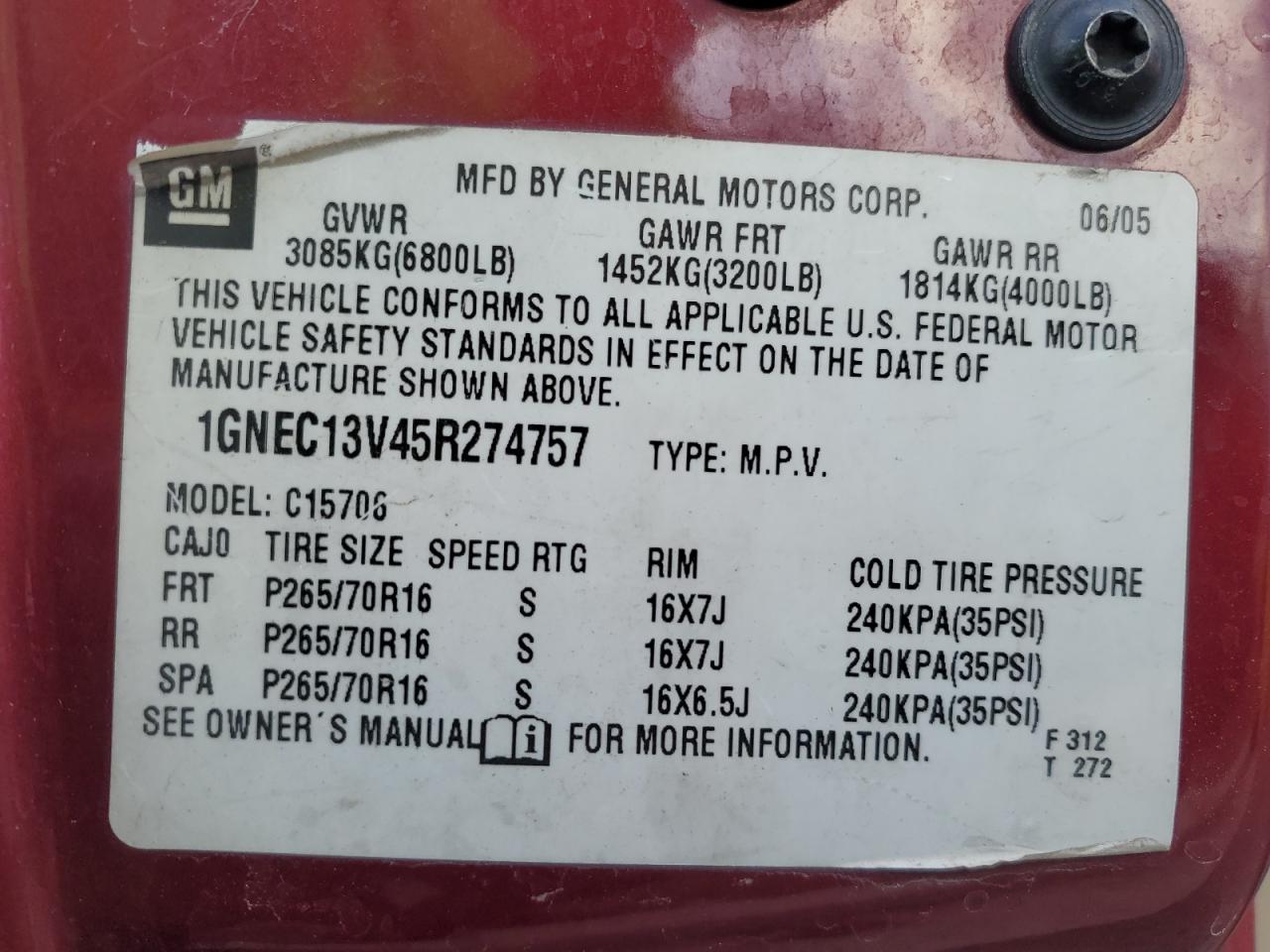 2005 Chevrolet Tahoe - Image 13