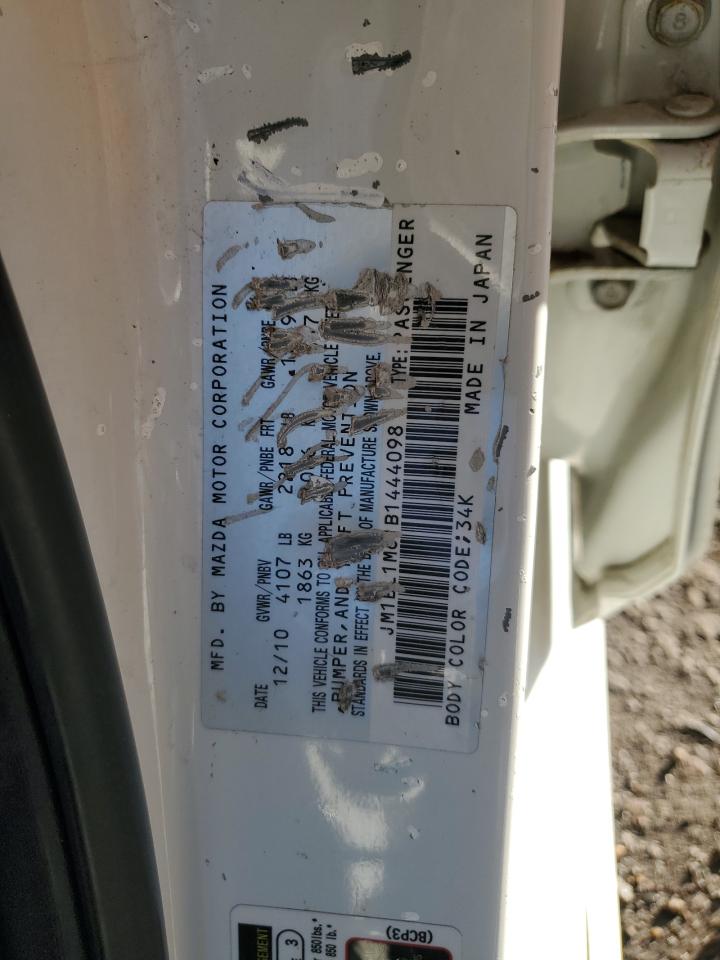 2011 Mazda 3 S VIN: JM1BL1M61B1444098 Lot: 88331065