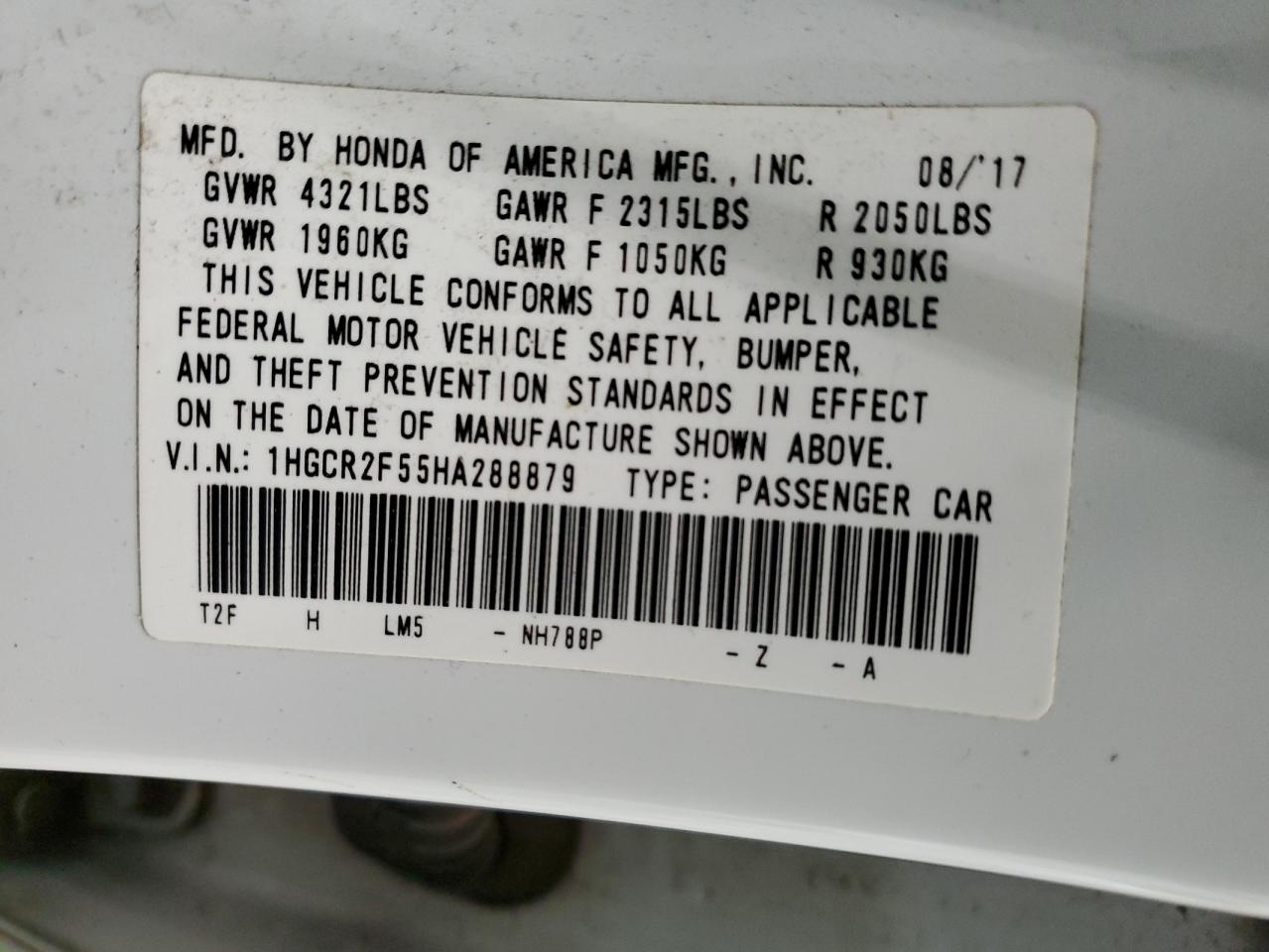 2017 Honda Accord - Image 12