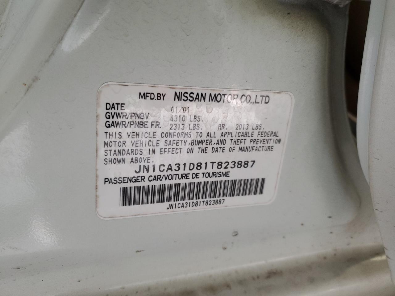 2001 Nissan Maxima - Image 15