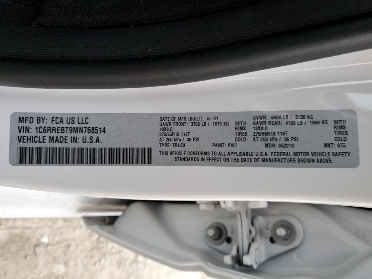 2021 RAM 1500 - Image 12