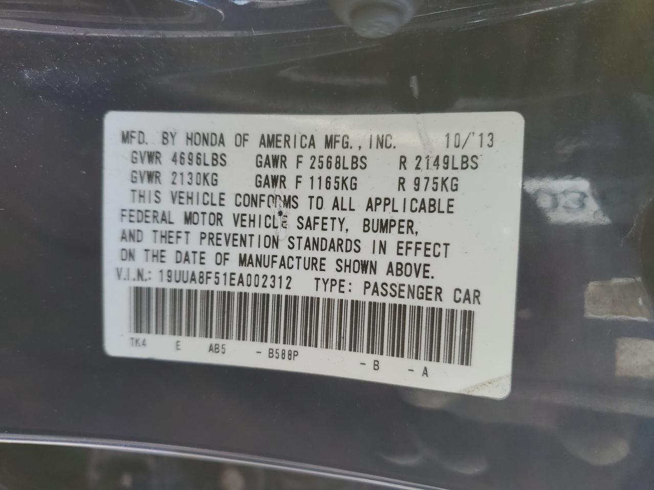 2014 Acura TL - Image 13