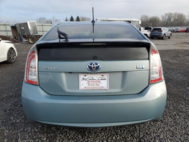  TOYOTA PRIUS 2012 Teal