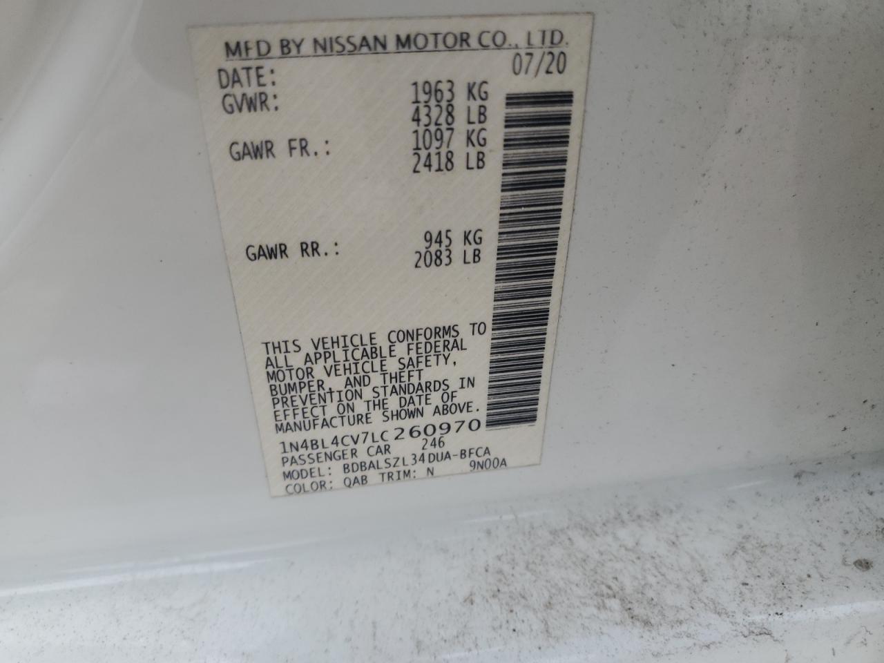 2020 Nissan Altima - Image 12