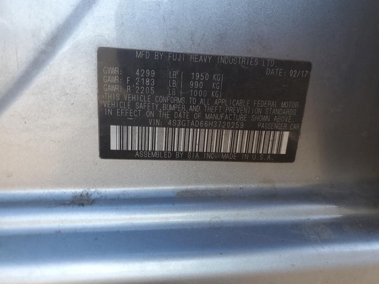 2017 Subaru Impreza - Image 12