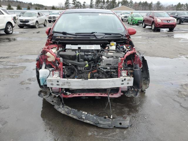  TOYOTA PRIUS 2014 Red