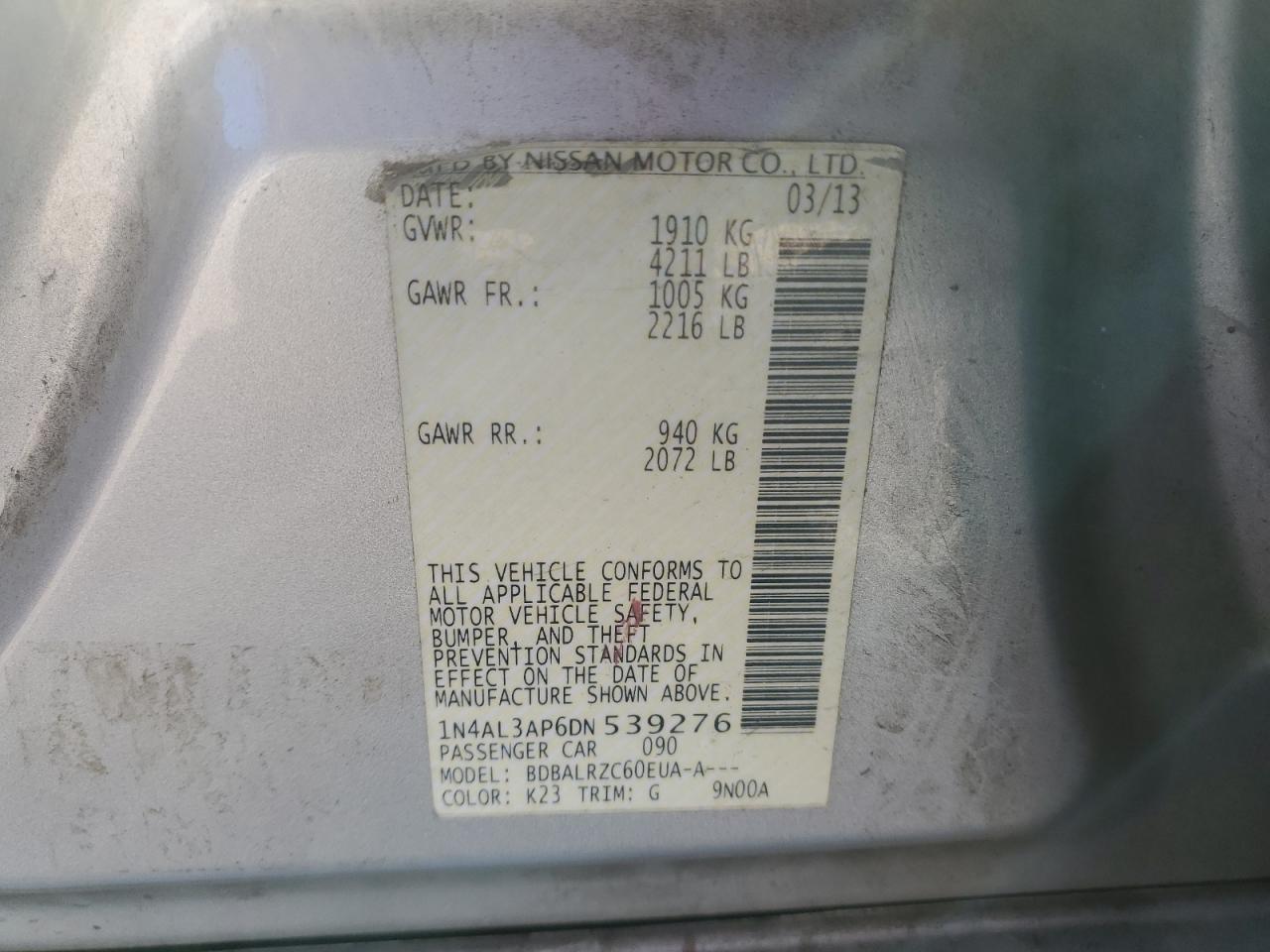 2013 Nissan Altima - Image 12