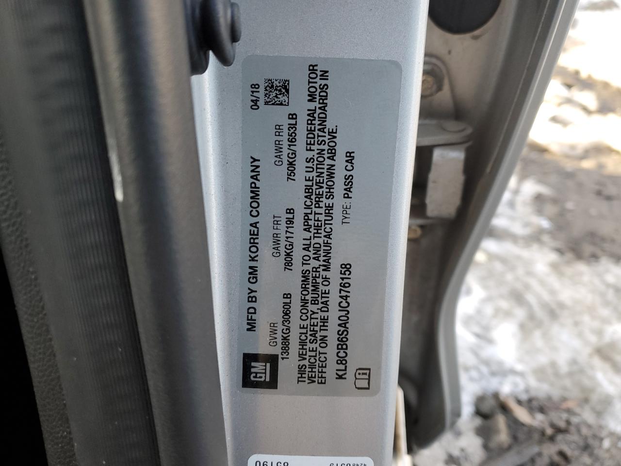 2018 Chevrolet Spark - Image 12