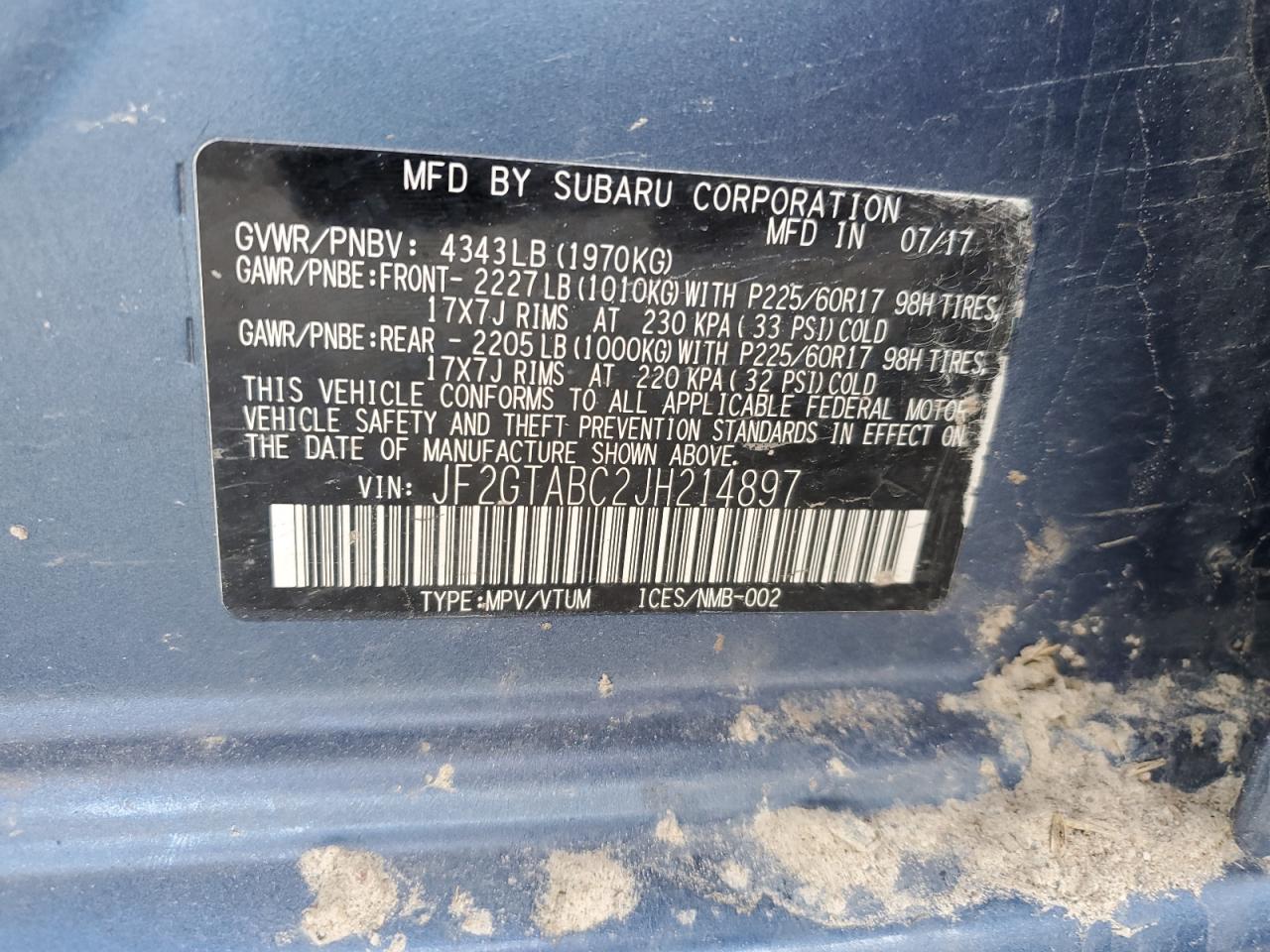 2018 Subaru XV - Image 14