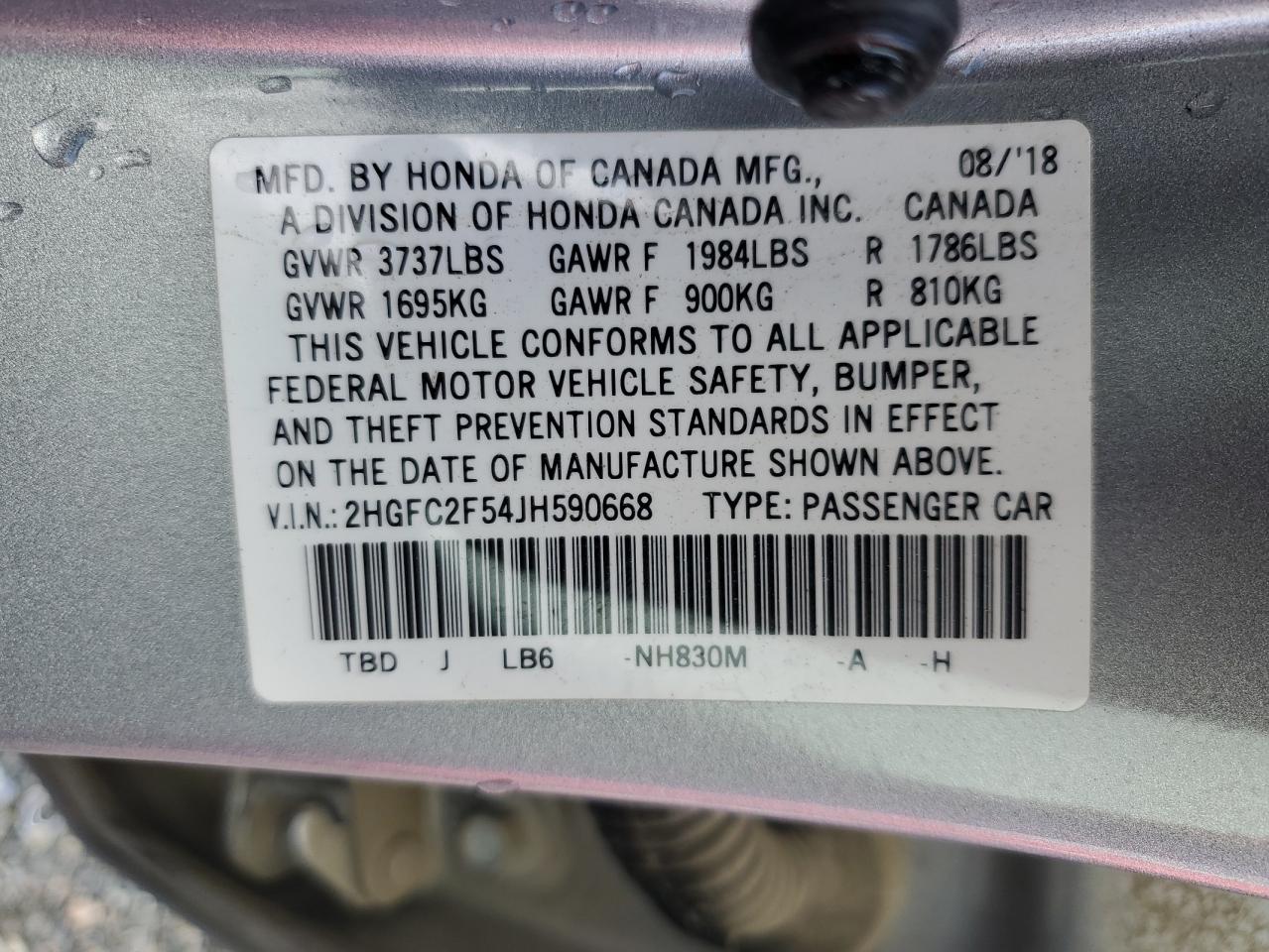 2018 Honda Civic - Image 13