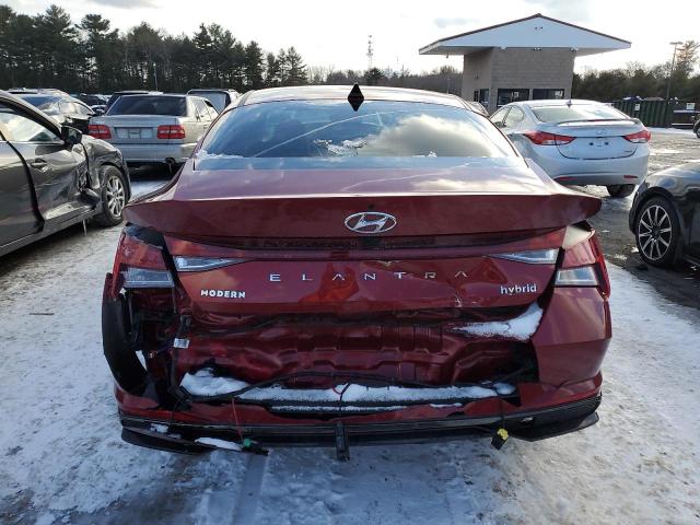  HYUNDAI ELANTRA 2023 Червоний