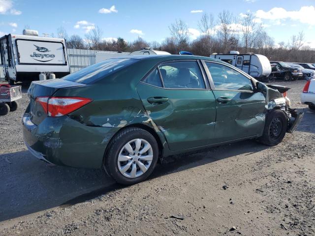  TOYOTA COROLLA 2014 Green