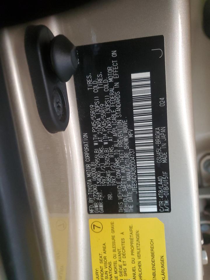 2008 Toyota Highlander Limited VIN: JTEES42A282004737 Lot: 41520975