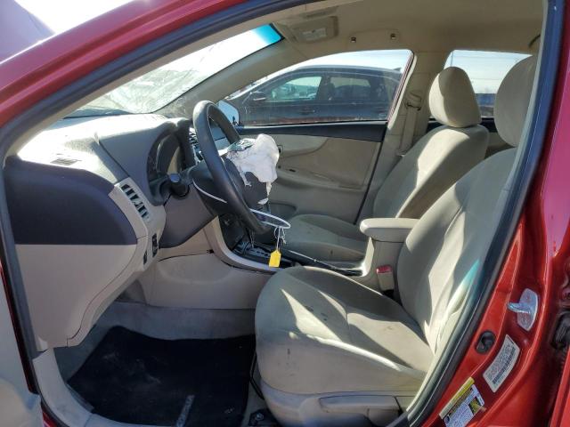  TOYOTA COROLLA 2013 Червоний