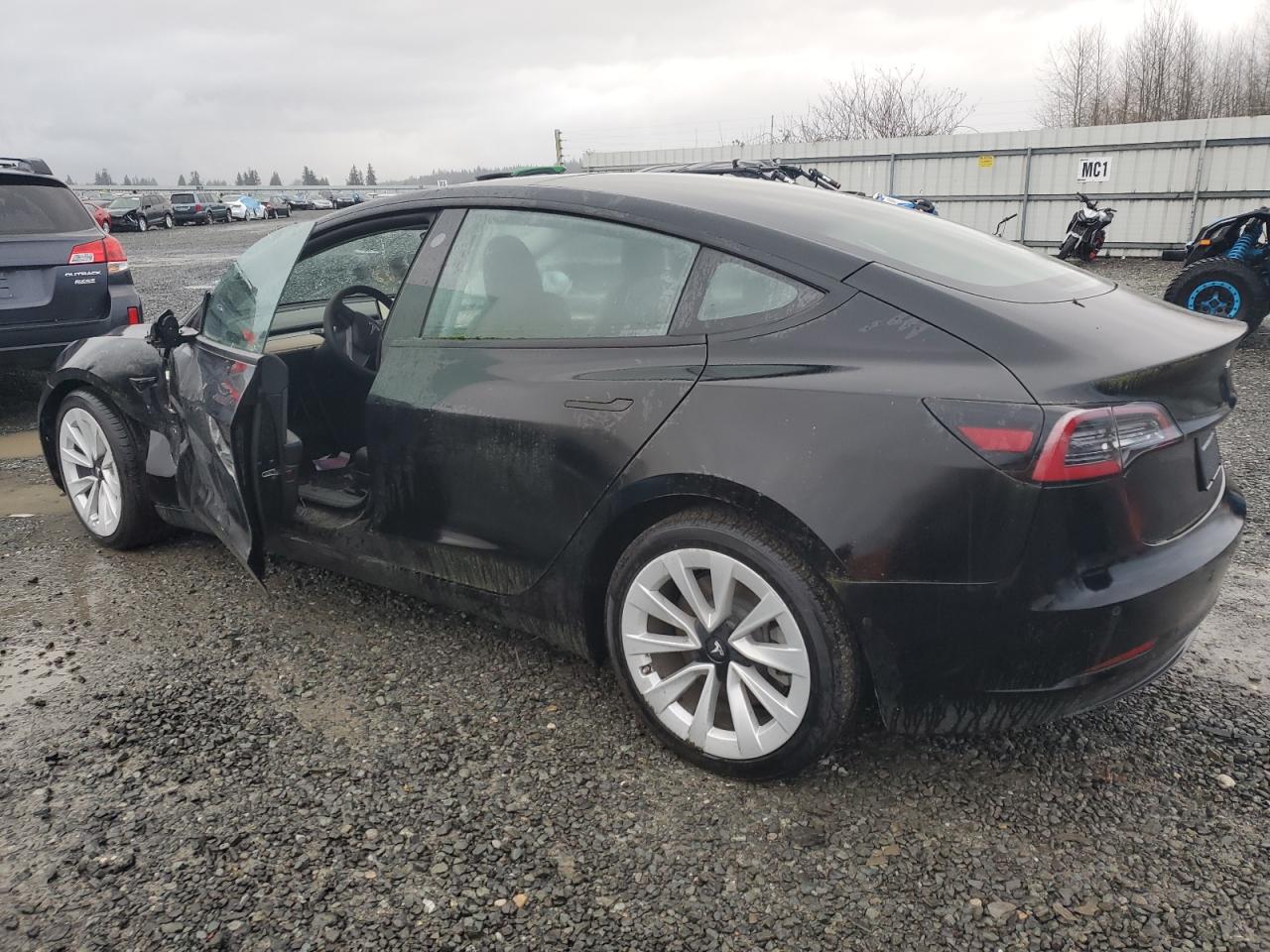 VIN 5YJ3E1EB8MF101020 2021 TESLA MODEL 3 no.2