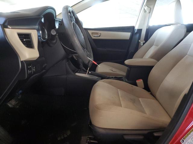  TOYOTA COROLLA 2014 Красный