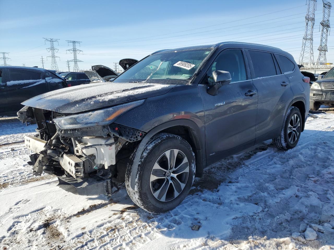 2020 Toyota Highlander Hybrid Xle zu verkaufen in Elgin, IL - Front End