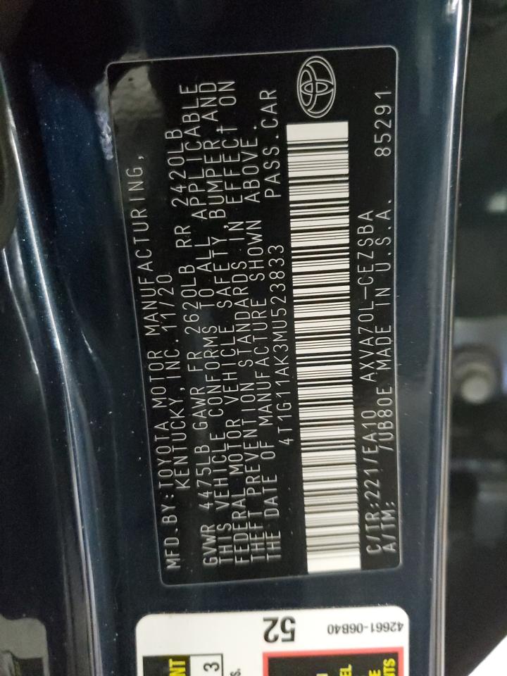 2021 Toyota Camry - Image 12