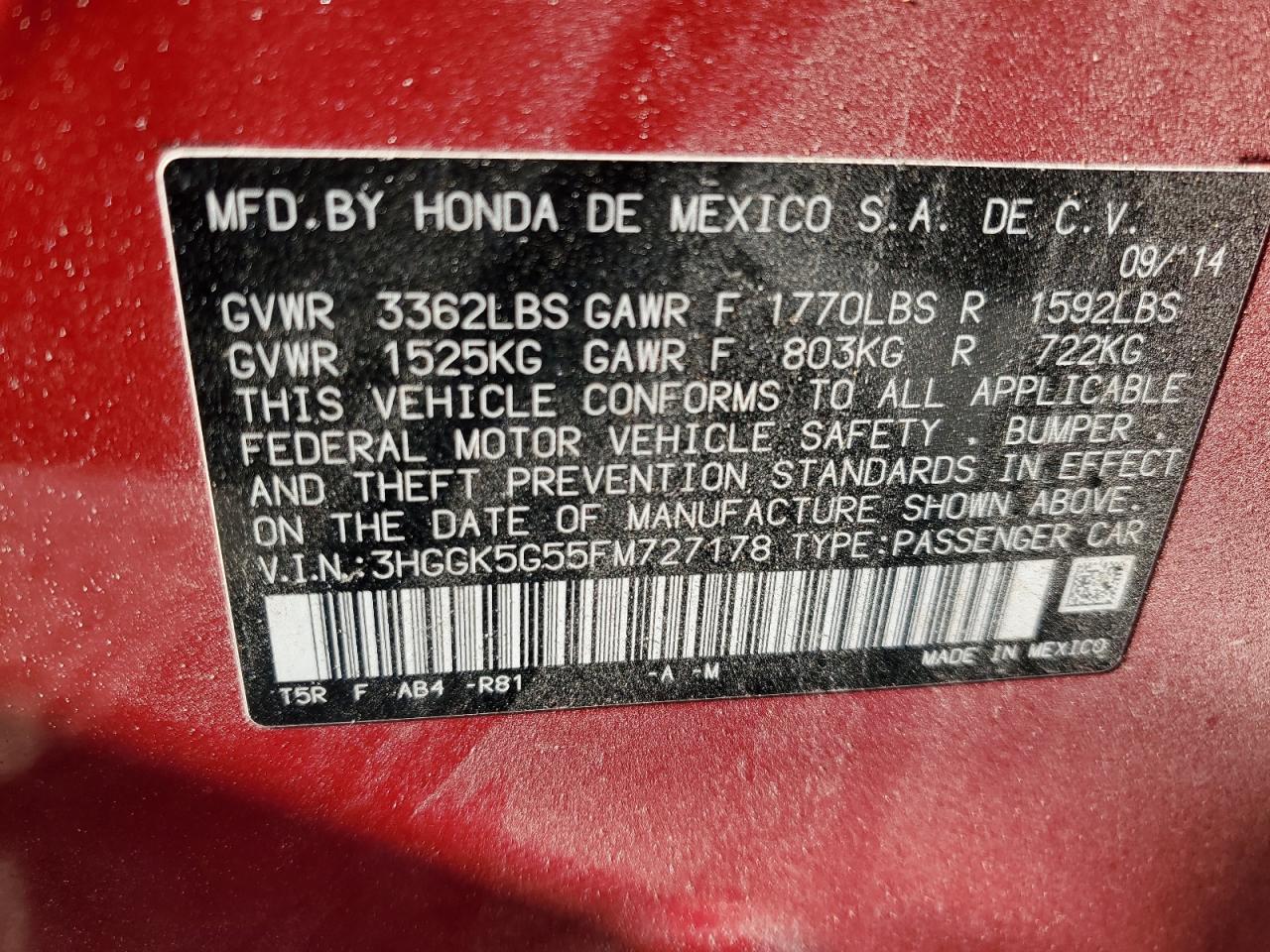 2015 Honda Fit - Image 12