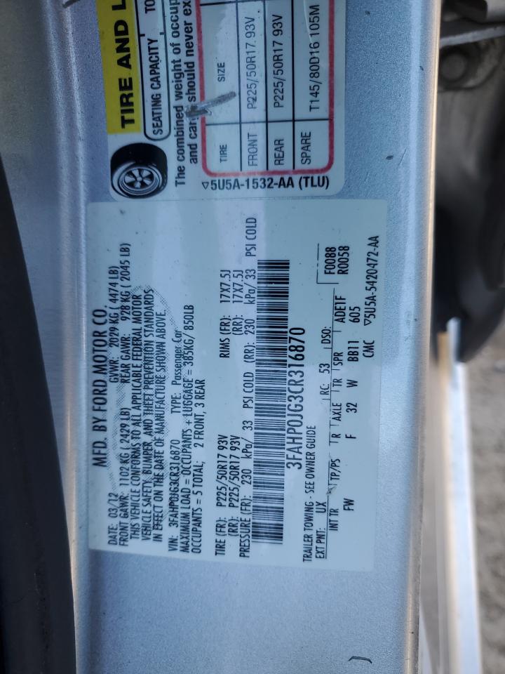 2012 Ford Fusion - Image 12