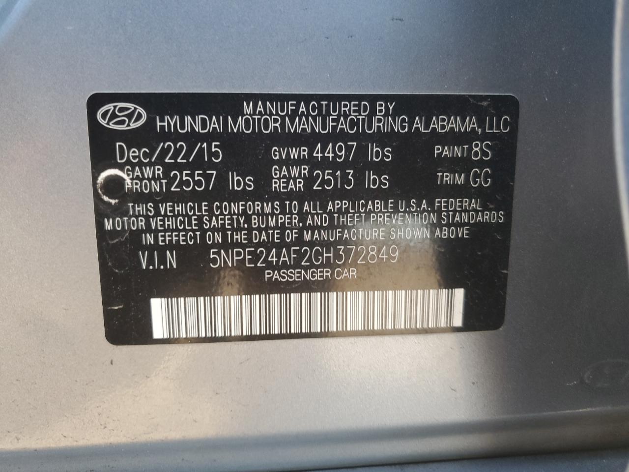 2016 Hyundai Sonata - Image 12