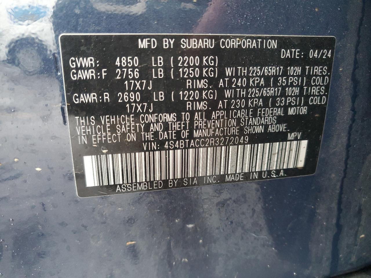 2024 Subaru Legacy - Image 13