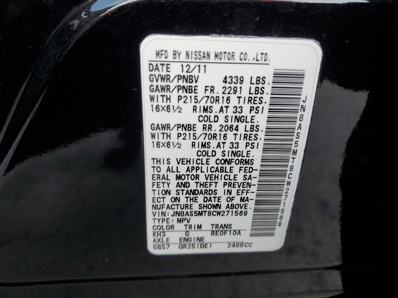 2012 Nissan Rogue - Image 13