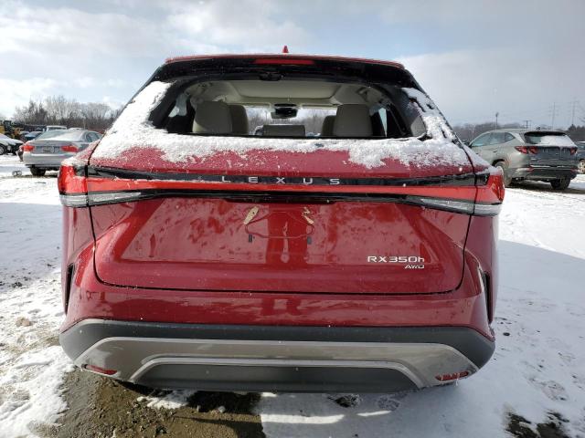  LEXUS RX 350H BA 2023 Червоний