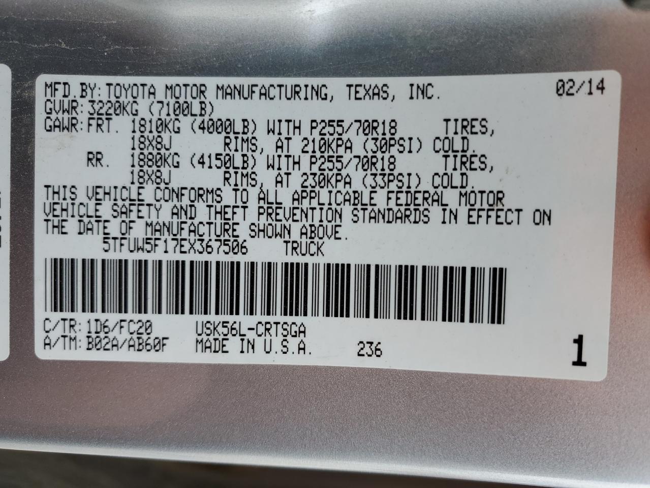 2014 Toyota Tundra - Image 15