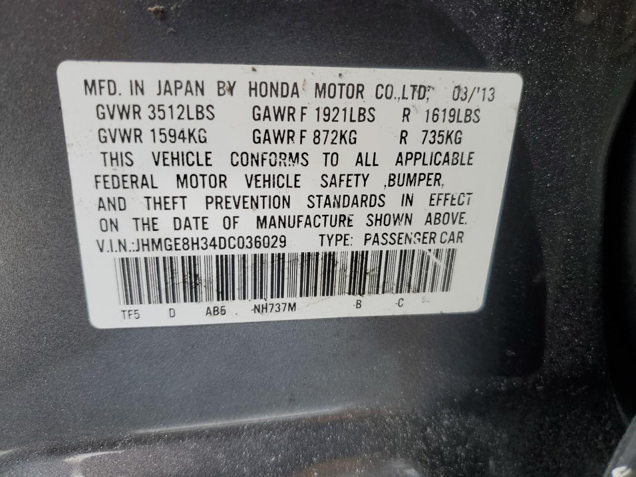 2013 Honda Fit - Image 12