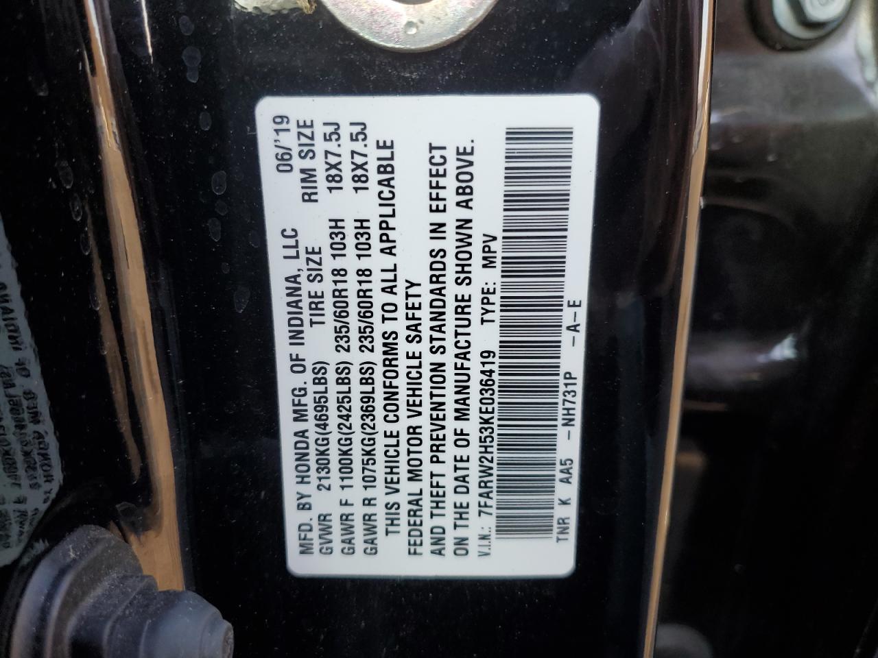 2019 Honda CR-V - Image 16